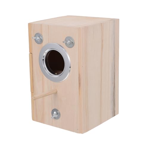Sosoport Vogel Brutkasten Aus Holz Für Sittiche Und Papageien Nistkasten Für Natürliche Fortpflanzung Wetterfest Und Für Innen Und Außenbereiche Geeignet Für Kleine Und Mittelgroße von Sosoport