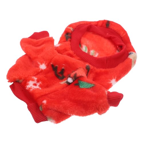 Sosoport Weihnachts-elch-hundekleidung Hundekleidung Lustiges Pet Festival Cosplay Kleid Hautfreundliche Haustierkleidung Plüsch-katzenoverall Winterwarmer Hundepullover Korallenvlies Sosoport Weihnachts-elch-hundekleidung Hundekleidung Lustiges Pet Festival Cosplay Kleid Hautfreundliche Haustierkleidung Plüsch-katzenoverall Winterwarmer Hundepullover Korallenvlies von Sosoport