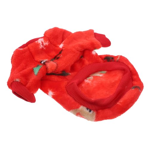 Sosoport Bezaubernde Hundekleidung Mit Hirschmotiv Für Weihnachten Gemütliches Und Stilvolles Haustierkleid Weihnachtsthema von Sosoport