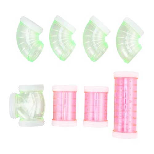 Sosoport Hamstertunnel-röhrenspielzeug Tierkäfig-zubehör Acrylröhre Lustiges Spielset Geeignet Für Haustiere Zufällige Farbe von Sosoport