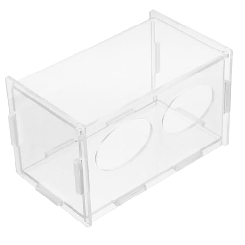 Sosoport Automatischer Futterspender Für Hühner Papageien Vögel Acrylbox Einfache Reinigung Sosoport Automatischer Futterspender Für Hühner Papageien Vögel Acrylbox Einfache Reinigung von Sosoport
