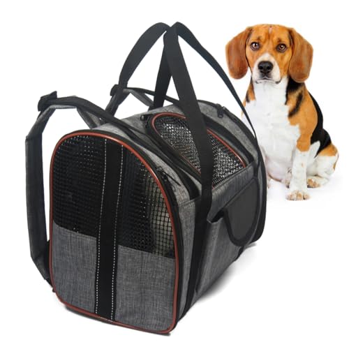 Sosoport Reisehandtasche für Haustiere atmungsaktiver Rucksack die Einkaufstasche Hund Tragetasche Haustierrucksäcke ranzen Tragetasche für Haustiere Rucksack für Haustiere von Sosoport