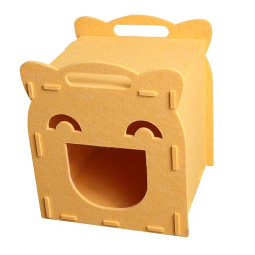 Sosoport herausnehmbares Katzenstreu pet Bed petbett Haustierkratzbrett cat Bed katzenkratzmatte Katzenbett aus Pappe klimatisiertes Katzenhaus Tülle Kratznest Katzenkratzer gefühlt Yellow Sosoport herausnehmbares Katzenstreu pet Bed petbett Haustierkratzbrett cat Bed katzenkratzmatte Katzenbett aus Pappe klimatisiertes Katzenhaus Tülle Kratznest Katzenkratzer gefühlt Yellow von Sosoport
