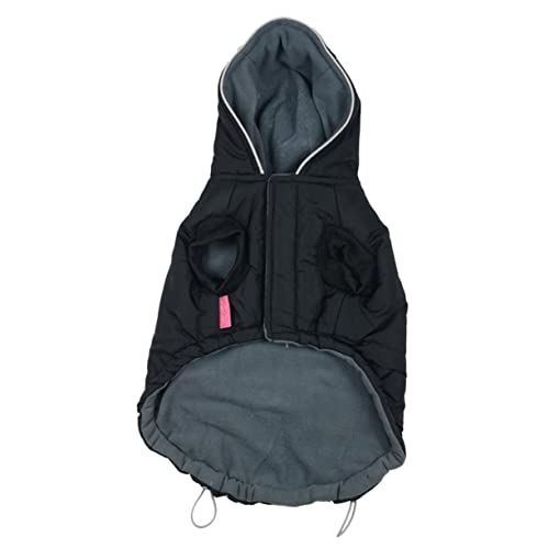 Sosoport Weste für Hunde Warm Halten Baumwolle Im Dunkeln Leuchtende Jacke Outdoor-Sportweste Schneeanzug von Sosoport