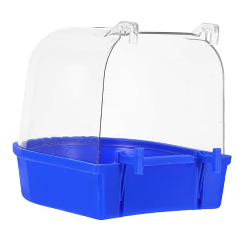Sosoport Papageienbadewanne Mit Abnehmbarem Boden Für Käfige Sittichbad Mit Spritzschutzdesign Einfache Installation Und Reinigung Für Haustier-vögel Sosoport Papageienbadewanne Mit Abnehmbarem Boden Für Käfige Sittichbad Mit Spritzschutzdesign Einfache Installation Und Reinigung Für Haustier-vögel von Sosoport
