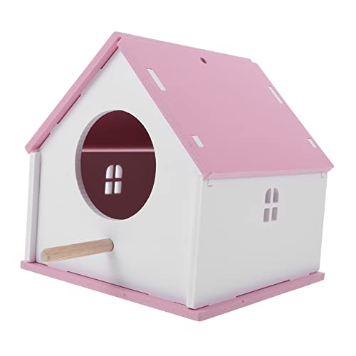Vogelhaus für Papageien Mittlere Wetterfestes und Langlebiges Nistkästchen für Outdoor zur Dekoration im Garten mit Stabilem Stand und Angenehmer Haptik von Sosoport