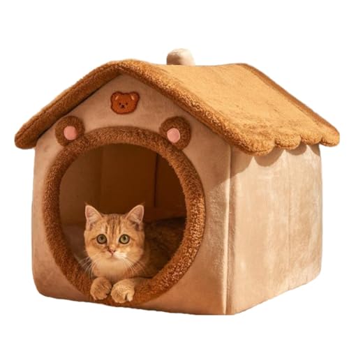 Sothuba Katzenbetthöhle, niedliche Bärenform, Katzenbetten für Indoor-Katzen, Katzenhaus-Katzenzelt mit abnehmbarem Kissen, Katzenhöhle für Kätzchen, Welpen, kleine Hunde (39,9 x 35,1 x 38,1 cm) Sothuba Katzenbetthöhle, niedliche Bärenform, Katzenbetten für Indoor-Katzen, Katzenhaus-Katzenzelt mit abnehmbarem Kissen, Katzenhöhle für Kätzchen, Welpen, kleine Hunde (39,9 x 35,1 x 38,1 cm) von Sothuba