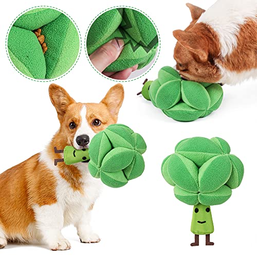 Souarts Hunde Kauspielzeug Futter, Cartoon Plüsch Schnüffelspiele für Hunde, unzerstörbar für Normale Kauer Hundespielzeug Interaktives Spielzeug für Futtersuche von Souarts