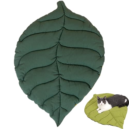SouiWuzi Cat Pet Matte Blatt Katzenbett doppelseitige Blätter geformte Katzenmattenbett Weichwaschbar flaches Katzenbett PP Baumwollfüllung Haustiermatte für Winter Hunde Katzenzubehör Baumblatt SouiWuzi Cat Pet Matte Blatt Katzenbett doppelseitige Blätter geformte Katzenmattenbett Weichwaschbar flaches Katzenbett PP Baumwollfüllung Haustiermatte für Winter Hunde Katzenzubehör Baumblatt von SouiWuzi