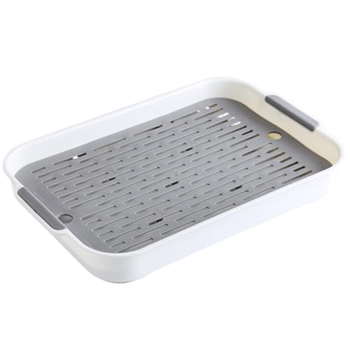 SouiWuzi Kaninchendrüsenbox Dual -Layer -Pp -Hasen -Müll -Schachtel Rechteckige Kaninchenstrauder mit geräumiger Griff geräumig glatt 14x10 x 2 Zoll Kleiner Tiere Katzentoilette, Hasendrüsenschachtel SouiWuzi Kaninchendrüsenbox Dual -Layer -Pp -Hasen -Müll -Schachtel Rechteckige Kaninchenstrauder mit geräumiger Griff geräumig glatt 14x10 x 2 Zoll Kleiner Tiere Katzentoilette, Hasendrüsenschachtel von SouiWuzi