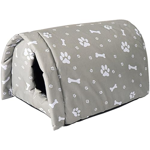 Wasserdichtes Katzenhaus für draußen, Hundehaus, Katzenhaus für draußen, winddicht, 38,1 x 36,8 x 9,9 cm, Katzenunterschlupf für draußen, warmes, kältebeständiges Hundehaus im Freien für den Winter Wasserdichtes Katzenhaus für draußen, Hundehaus, Katzenhaus für draußen, winddicht, 38,1 x 36,8 x 9,9 cm, Katzenunterschlupf für draußen, warmes, kältebeständiges Hundehaus im Freien für den Winter von SouiWuzi