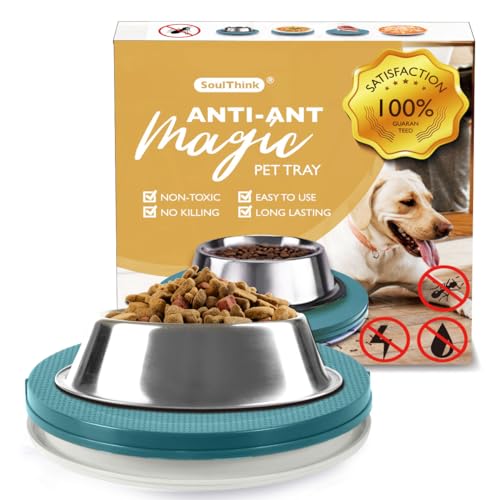 SoulThink® Ameisensicherer Futternapf für Katzen und Hunde – Innovation, Anti-Ameisen-Futterschale für den Innenbereich, keine Chemikalien, kein Wasser erforderlich, anders als traditionelle SoulThink® Ameisensicherer Futternapf für Katzen und Hunde – Innovation, Anti-Ameisen-Futterschale für den Innenbereich, keine Chemikalien, kein Wasser erforderlich, anders als traditionelle von SoulThink