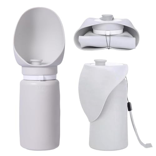 Hund Wasserflasche, Silikon Faltbare Flasche für Haustiere, Tragbarer Haustier Wasserspender, Outdoor Reise Hund Getränk, Walking Katze Drink Cup Hund Wasserflasche, Silikon Faltbare Flasche für Haustiere, Tragbarer Haustier Wasserspender, Outdoor Reise Hund Getränk, Walking Katze Drink Cup von Soulagers