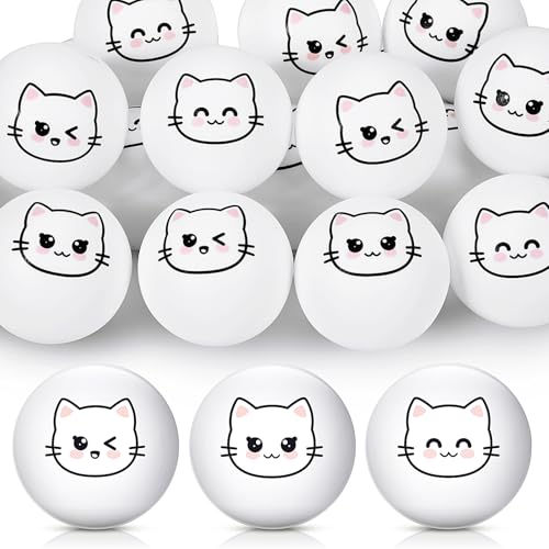 Soulchen Tischtennisbälle für Katzen, 40 mm, 24 Stück von Soulchen
