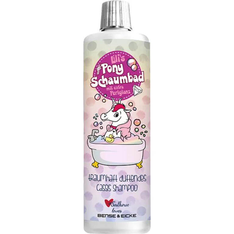 Soulhorse Lilis #PonySchaumbad 500ml Cassis-Shampoo mit Perlglanz Soulhorse Lilis #PonySchaumbad 500ml Cassis-Shampoo mit Perlglanz von Soulhorse