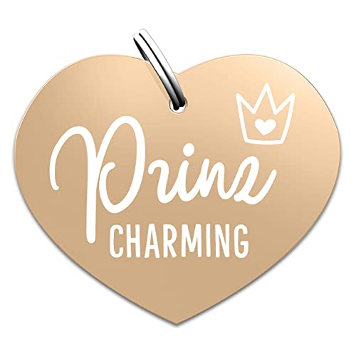 Soulhorse Marke Pferd Pony Hunde Glücksmarke Pferdemarke Gücksbringer Schutzengel Sattel Herz Trense Zaumzeug Vorderzeug Schlüsselanhänger Talisman für Tiere und Menschen (Prinz Charming, Champagner) Soulhorse Marke Pferd Pony Hunde Glücksmarke Pferdemarke Gücksbringer Schutzengel Sattel Herz Trense Zaumzeug Vorderzeug Schlüsselanhänger Talisman für Tiere und Menschen (Prinz Charming, Champagner) von Soulhorse