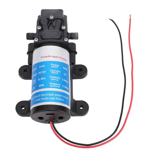 Spacnana 5a 60W 80m Kopf Selbstpriming Mikromembranpumpe 12 V für Wohnmobile, Campingfahrzeug von Spacnana