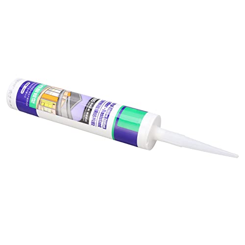 Spacnana Langlebiger Wasserdichtes Transparentes Kaukeln von Silikonkleber, Starke Bindung 270 Ml Zum Versiegeln von Türen und Fenstern, Küche und Badezimmer von Spacnana