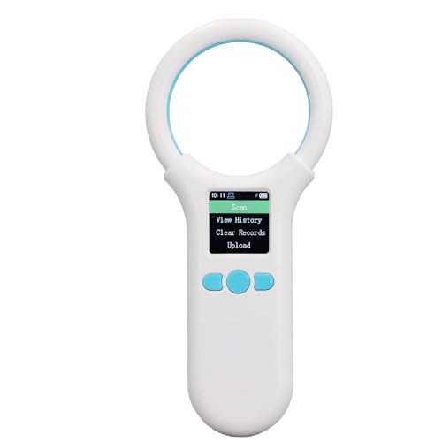 Spacnana Tiermarken-Scanner BT 134,2 kHz 125 kHz EMID FDX B Handheld-Tierchip-Leser mit OLED-Bildschirm Schnelle ID für USB-Datenverwaltung Spacnana Tiermarken-Scanner BT 134,2 kHz 125 kHz EMID FDX B Handheld-Tierchip-Leser mit OLED-Bildschirm Schnelle ID für USB-Datenverwaltung von Spacnana