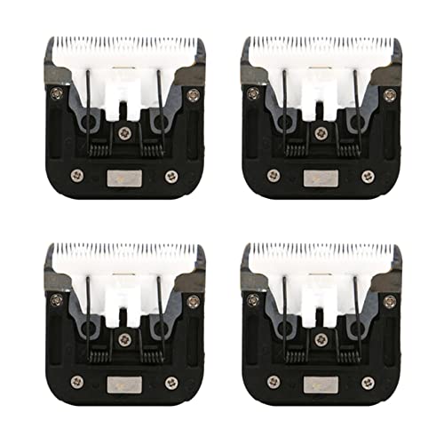 Spactz 4X Tier Haar Ersatzklinge für VS888 Hunde Katze Rinder Kaninchen Pflege Trimmer Clipper Klinge von Spactz