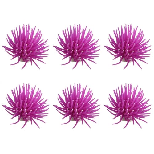 Spactz 6X Aquarium Fischbehaelter Meer Kuenstliche Gefaelschte Koralle Verzierung Dekoration Lila Spactz 6X Aquarium Fischbehaelter Meer Kuenstliche Gefaelschte Koralle Verzierung Dekoration Lila von Spactz