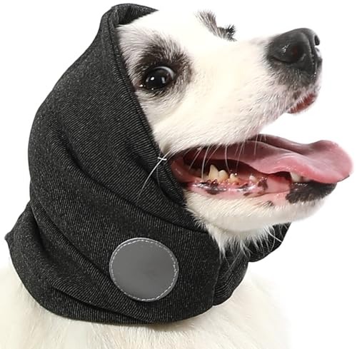 Spajoy Beruhigender Hunde-Kapuzenpullover, verstellbare Hunde-Ohrenschützer für Lärmschutz, Ohrwickel-Kopfbedeckung für Hundekopf, Verziehungsangstlinderung, keine Klappe/Schüttel-Ohrwickel für Hunde, Spajoy Beruhigender Hunde-Kapuzenpullover, verstellbare Hunde-Ohrenschützer für Lärmschutz, Ohrwickel-Kopfbedeckung für Hundekopf, Verziehungsangstlinderung, keine Klappe/Schüttel-Ohrwickel für Hunde, von Spajoy