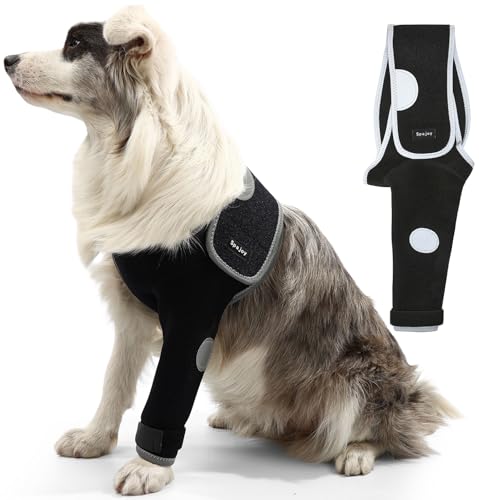 Spajoy Hunde-Genesungsanzug, medizinische Kegel-Alternative, abriebfeste Hunde-Genesungsmanschette, waschbar, 3 mm dick und wasserdicht, Haustierwunden verhindern Lecken, Beißen, nass werden und Spajoy Hunde-Genesungsanzug, medizinische Kegel-Alternative, abriebfeste Hunde-Genesungsmanschette, waschbar, 3 mm dick und wasserdicht, Haustierwunden verhindern Lecken, Beißen, nass werden und von Spajoy