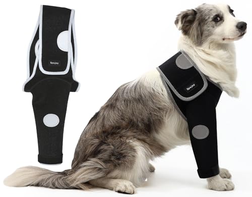 Spajoy Hunde-Genesungsanzug, medizinische Kegel-Alternative, abriebfeste Hunde-Genesungsmanschette, waschbar, 3 mm dick und wasserdicht, Haustierwunden verhindern Lecken, Beißen, nass werden und Spajoy Hunde-Genesungsanzug, medizinische Kegel-Alternative, abriebfeste Hunde-Genesungsmanschette, waschbar, 3 mm dick und wasserdicht, Haustierwunden verhindern Lecken, Beißen, nass werden und von Spajoy