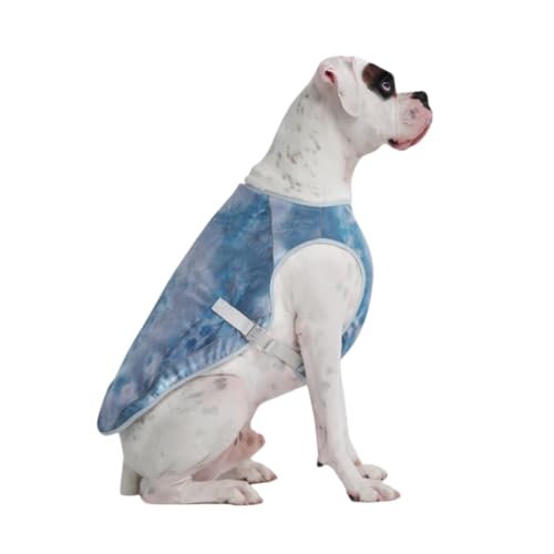 Spark Paws Chilltech™ Hunde-Kühlweste - Kühlungseffekt - Leichtgewichtige Materialien - SPF 50 UV-Schutz - Ice Blue, 2XL von Spark Paws