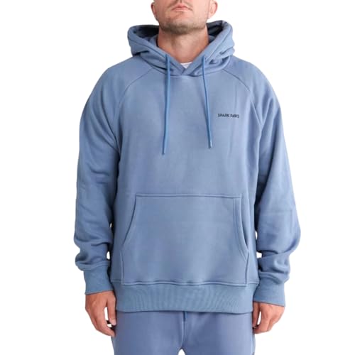 Spark Paws Human Hoodie - Premium Qualität, Butterweich, Überlegener Komfort und Passform, Beruhigendes Fleece-Innenfutter, Geeignet für alle Stile - Slate Blue, M von Spark Paws