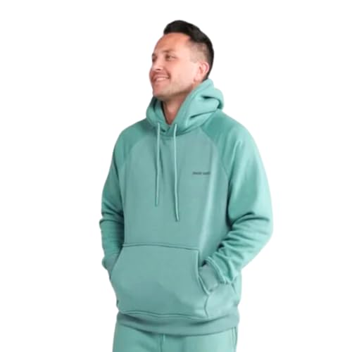 Spark Paws Human Hoodie - Premium Qualität, Butterweich, Überlegener Komfort und Passform, Beruhigendes Fleece-Innenfutter, Geeignet für alle Stile - Teal, XL von Spark Paws