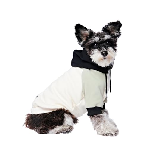 Spark Paws Hunde-Kapuzenpullover – Premium-Qualität, butterweich, hervorragender Komfort und Passform, beruhigende Fleece-Innenseite, geeignet für alle Rassen - Olive Cream - M von Spark Paws