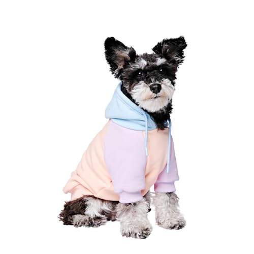 Spark Paws Hunde-Kapuzenpullover – Premium-Qualität, butterweich, hervorragender Komfort und Passform, beruhigende Fleece-Innenseite, geeignet für alle Rassen - Cotton Candy - M von Spark Paws
