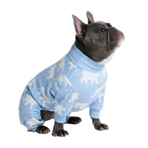 Spark Paws Hundepyjama, ultraweich und 4-Wege-Stretch, Erholungsanzug nach Operation, Schlafanzug Onesie für Kleine, Mittlere und Große Hunde - Polar Bear - L Spark Paws Hundepyjama, ultraweich und 4-Wege-Stretch, Erholungsanzug nach Operation, Schlafanzug Onesie für Kleine, Mittlere und Große Hunde - Polar Bear - L von Spark Paws