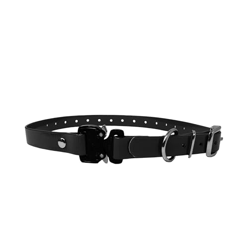 SparkDog Collars Cobra Schnellverschluss E-Halsband Ersatzband, Hundetrainingshalsband passend für Pädagogin, Garmin, Dogtra, Sportdog Ersatzgurt, BioThane® - Hergestellt in den USA von SparkDog Collars