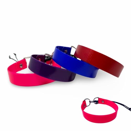 SparkDog Halsbänder, schnell verstellbar, E-Halsband, Ersatzband, Hundetrainingshalsband, passend für Fi, Dogtra, Sportdog Ersatzband, echtes BioThane®-Made in USA (2,5 cm, HiFlex Pink) von -SparkDog- Collars