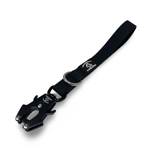SparkDog Hundeleine für Verkehrskontrolle, 30,5 cm, Biothane-Leine, Frosch-Stil, Clip, Edelstahl, strukturierter Griff, wasserdicht, strapazierfähig für Diensthund, Pit Bull, Malinois, Mastiff SparkDog Hundeleine für Verkehrskontrolle, 30,5 cm, Biothane-Leine, Frosch-Stil, Clip, Edelstahl, strukturierter Griff, wasserdicht, strapazierfähig für Diensthund, Pit Bull, Malinois, Mastiff von SparkDog Collars