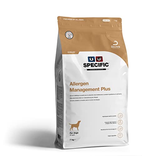 DECHRA Veterinary Products - SPECIFIC CΩD-HY Allergen Management Plus - Hypoallergenes Hundefutter mit hydrolisiertem Lachs - Trockenfutter für Hunde - Omega-3 - Glutenfrei - Alle Altersklassen - 7kg von SPECIFIC