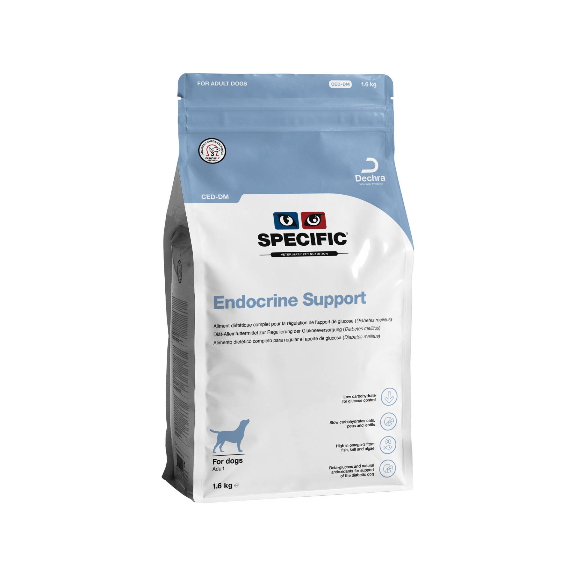 SPECIFIC Endocrine Support CED-DM Hundefutter - 12 kg von Specific