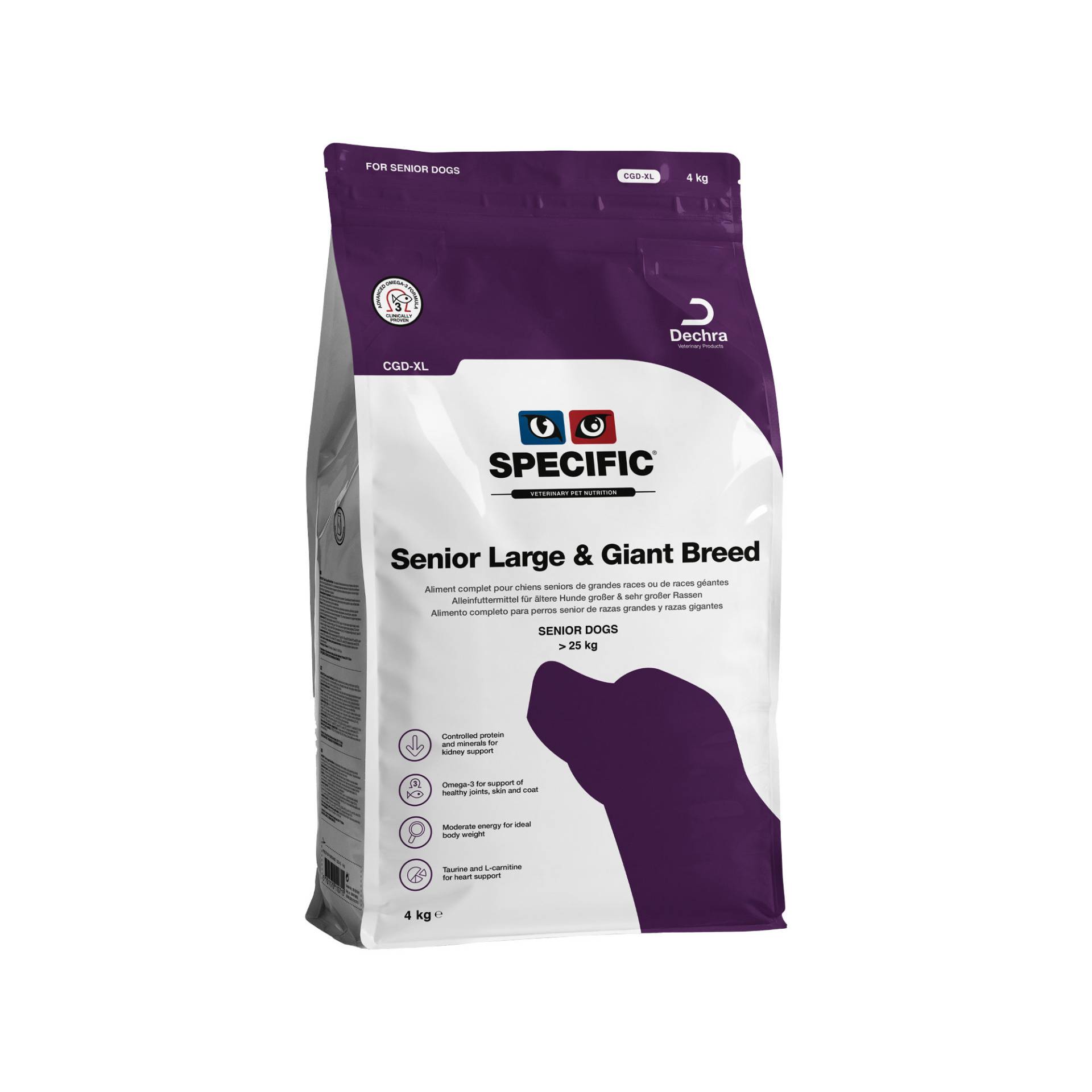 SPECIFIC Senior Large & Giant Breed CGD-XL Hundefutter - 12 kg von Specific