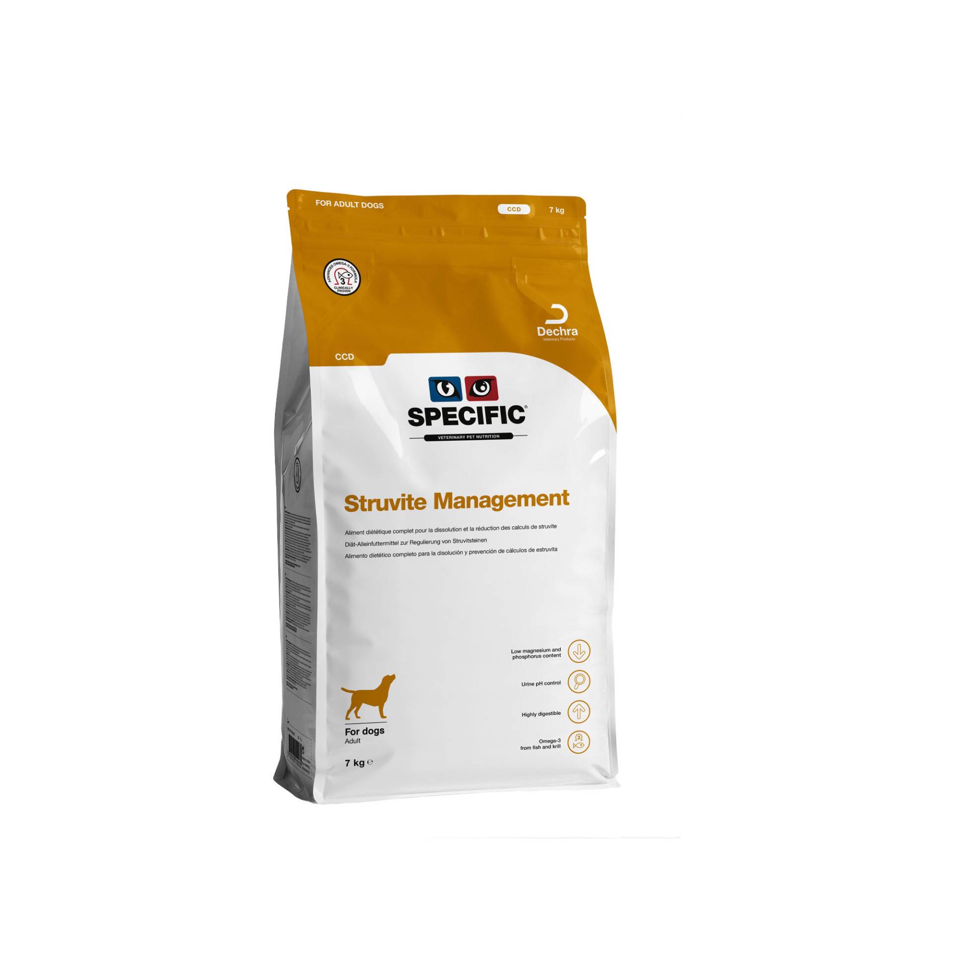 SPECIFIC Struvite Management CCD Hundefutter - 7 kg von Specific