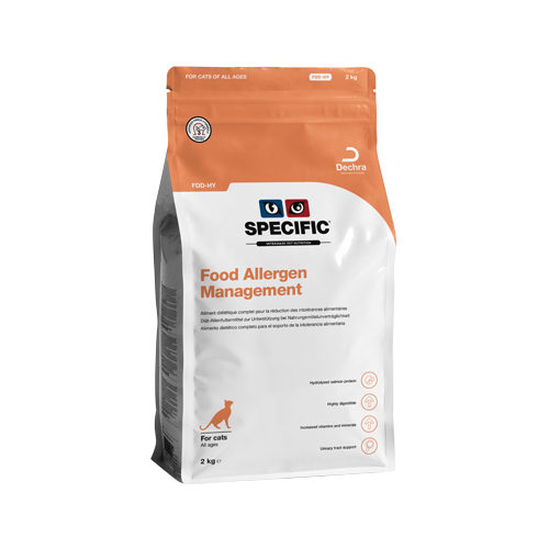 Specific Food Allergen Management FDD-HY Katzenfutter - 2 kg von Specific