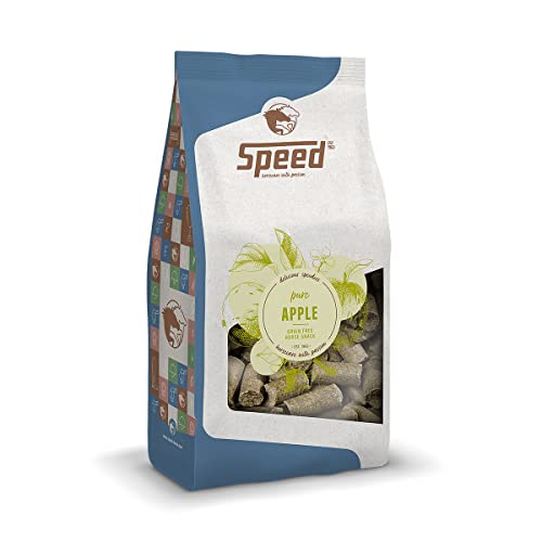 Speed Delicious speedies Pure Apple, Pferdeleckerli mit Apfelgeschmack, getreidefrei, Beste Zutaten, einfach praktisch (1 kg) von Speed horsecare with passion EST. 1963