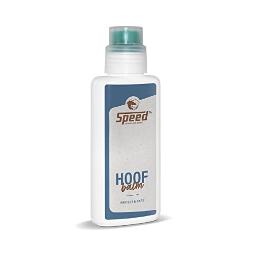 Speed Hoof-Balm, 250 ml, pflegender Hufbalsam für Pferde, für gesunde Pferdehufe, kräftigt das Hufhorn, enthält Lorbeer, Spendertube mit integriertem Pinsel von Speed horsecare with passion EST. 1963