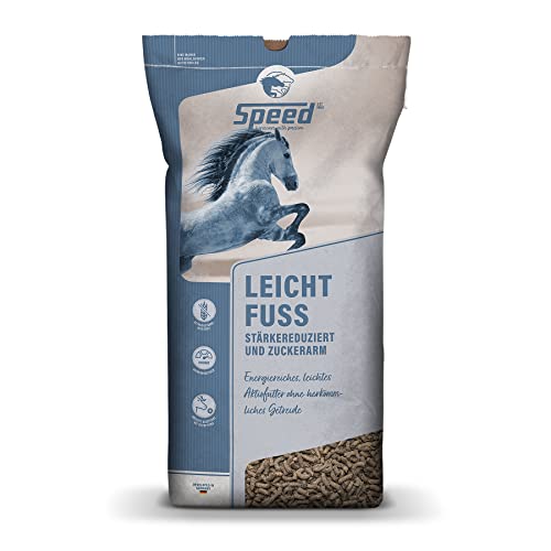 Speed LEICHT Fuss, 1 x 20 kg, leichtes Aktivfutter für Pferde, hochenergetisch, ohne herkömmliches Getreide, ideale Unterstützung im Muskelaufbau, dopingfrei von Speed horsecare with passion EST. 1963