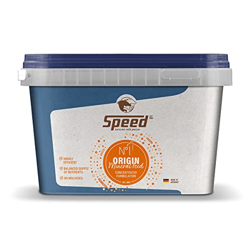 Speed No. 1 Origin, 1.500 g, hochkonzentriertes Mineralfutter für Pferde, ohne Melasse, optimale Nährstoffversorgung, mit darmregulierender Bierhefe von Speed horsecare with passion EST. 1963