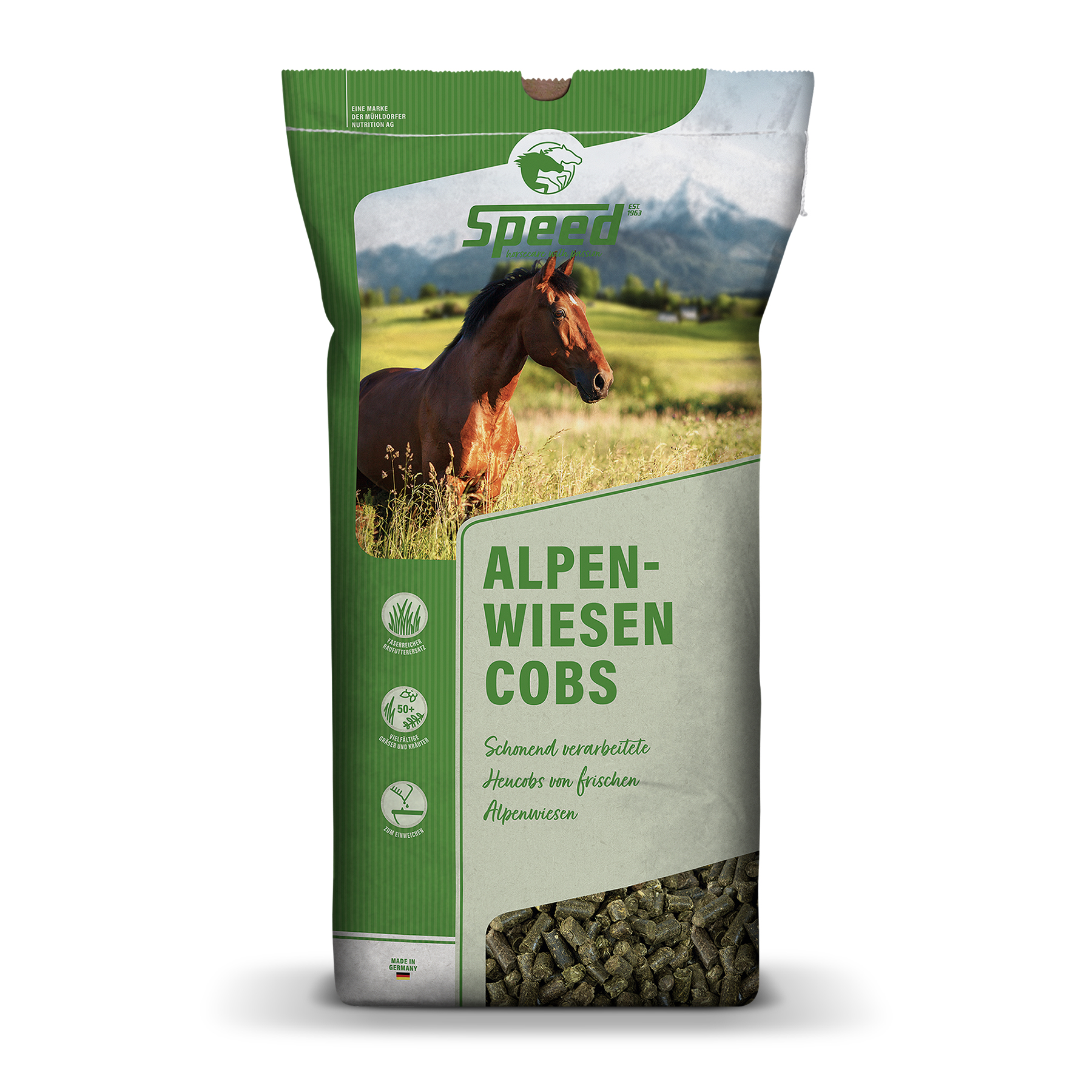 Speed Alpenwiesen Cobs 20kg Schonend verarbeitet Speed Alpenwiesen Cobs 20kg Schonend verarbeitet von Speed