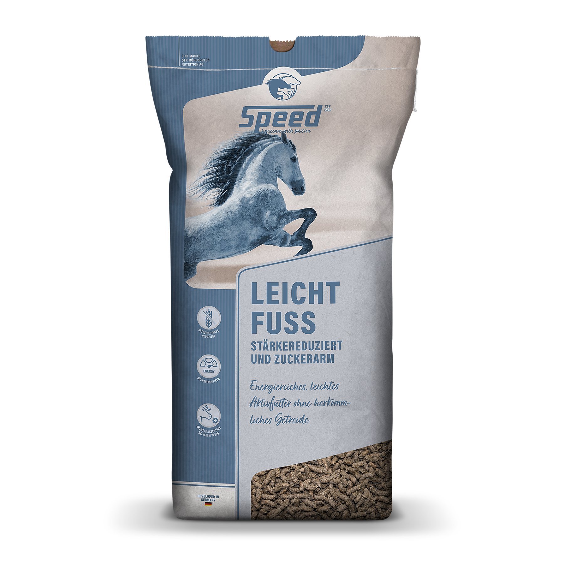 Speed Leicht Fuss 20kg energiereich, stärkearm, zuckerreduziert Speed Leicht Fuss 20kg energiereich, stärkearm, zuckerreduziert von Speed