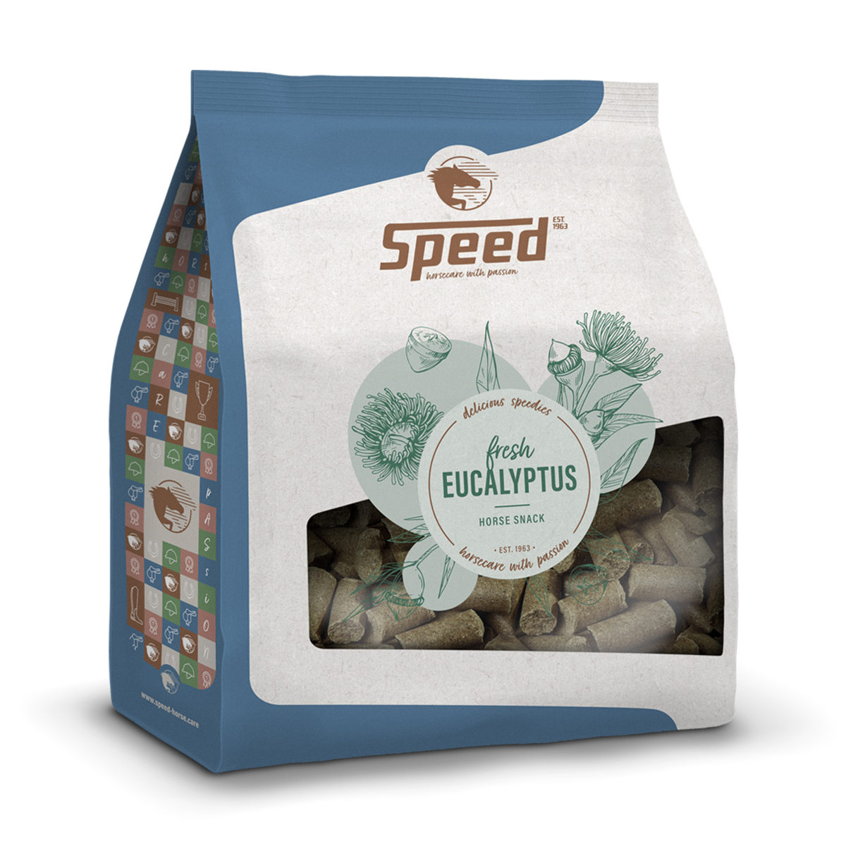 Speed delicious speedies Eucalyptus 5kg Leckerli mit Eukalyptusgeschmack Speed delicious speedies Eucalyptus 5kg Leckerli mit Eukalyptusgeschmack von Speed