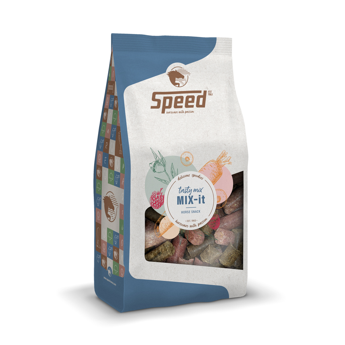 Speed delicious speedies Mix-it 1 kg Leckerli-Mix: Karotte, Himbeere, Kräuter Speed delicious speedies Mix-it 1 kg Leckerli-Mix: Karotte, Himbeere, Kräuter von Speed